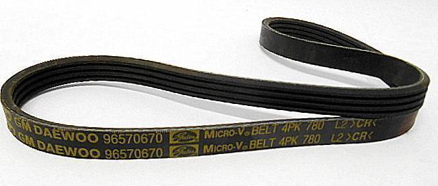 Ремень 4PK780 привода кондиционера Matiz 1L (GM 96570670)