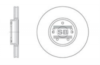 Диск тормозной передний HYUNDAI Santa Fe 2006-> /Vent.D=321mm SANGSIN BRAKE SD1053
