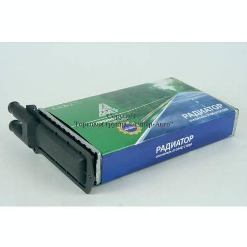 Радиатор отопителя ВАЗ 2108, алюминиевый 21080-8101060-00
