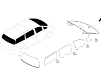 Лобовое стекло в сборе GAC GN8