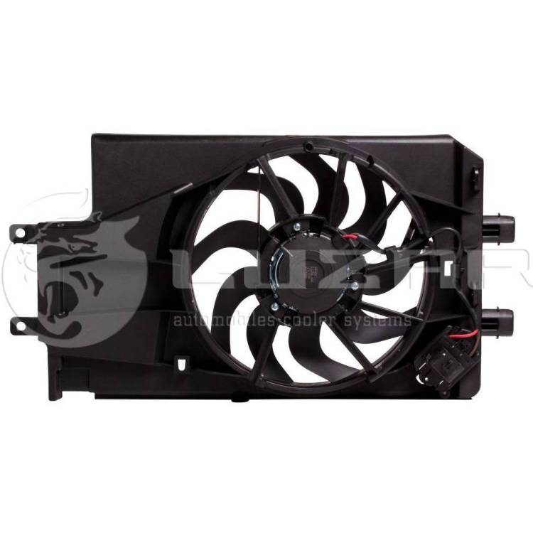 Мотор охлаждения радиатора с диффузором и крыльчаткой Гранта ВАЗ 2190 с 2015  ( к радиатору 21900 1300010 04) без кондиц