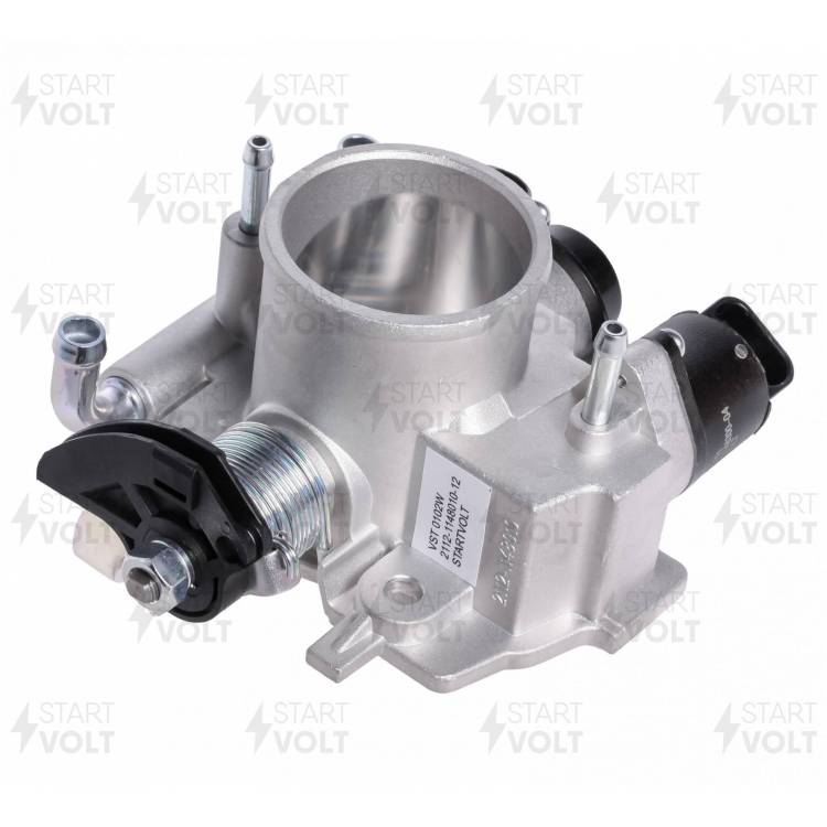 Заслонка дроссельная в сборе c РХХ, ДПДЗ Лада 2110, 2115, 1118, 2170 увелич. диам. D56мм   STARTVOLT