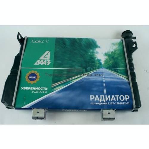 Радиатор охлаждения ВАЗ 2107 алюминиевый 21070-1301012-11