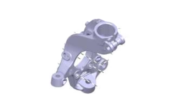 Правый передний поворотный кулак GAC GS3