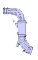 Воздуховод впускной CHANGAN CS55 PLUS