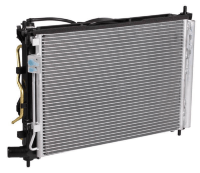 Блок радиатор конденсер вентилятор Hyundai Solaris (10-), Kia Rio(10-) AT6 (LRK 081V4)
