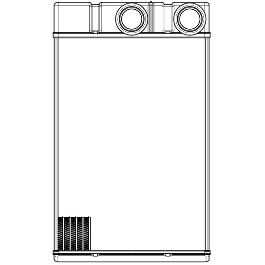 Радиатор отопителя Chevrolet Cruze (10-) (LRh 0551)
