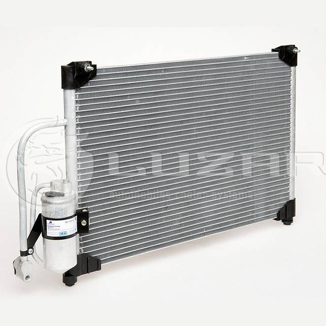 Радиатор кондиционера с ресивером Chevrolet Lanos 02- LRAC CHLs0235