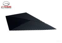 Наружная декоративная накладка левой багажной стойки (Armor Bright Black) GAC GS3