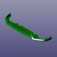 Корпус серединной декоративной части переднего бампера JETOUR X70 PLUS