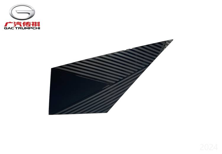 Наружная декоративная накладка правой багажной стойки (Armor Bright Black) GAC GS3