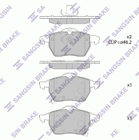 Колодки тормозные OPEL ASTRA G 1.8-2.2 16v ZAFIRA A B 1.6 1.8 передние