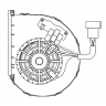 Мотор отопителя МАЗ-103 (24В) (LFh 1203) LFh1203