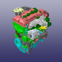 ДВИГАТЕЛЬ В СБОРЕ M1E