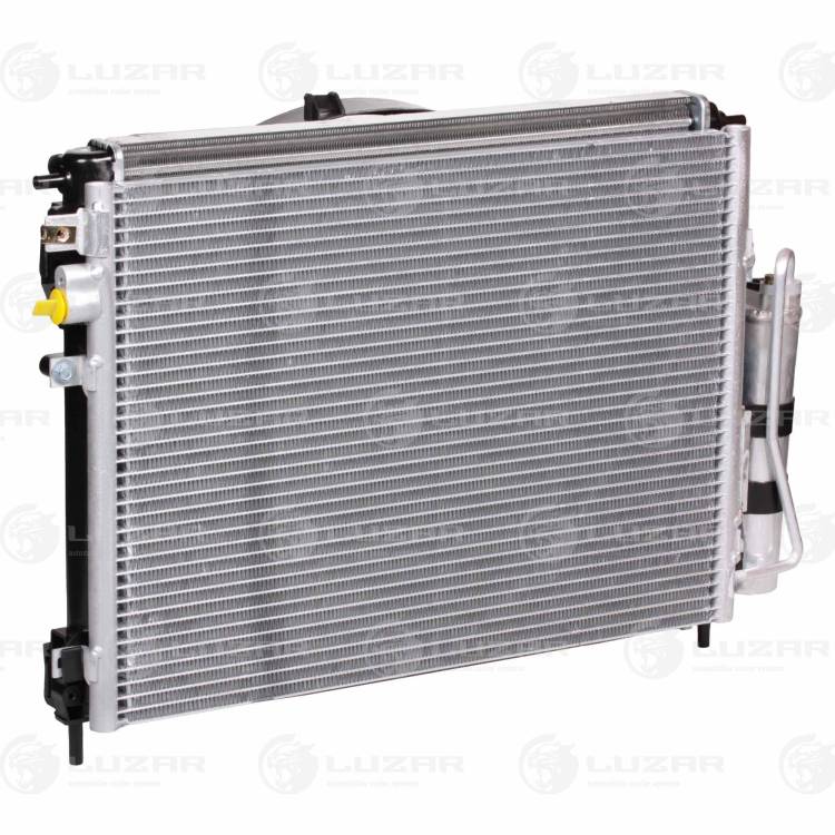 Блок радиатор+конденсер+вентилятор Renault Logan (04-) AC+ (LRK 0982)