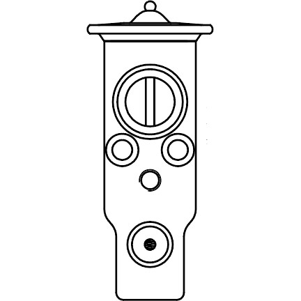 Клапан расширительный кондиционера (ТРВ) Mitsubishi Pajero Sport (08-), L200 (06-) (LTRV 1148)