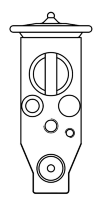 Клапан расширительный кондиционера (ТРВ) Nissan Teana (J32), Murano (Z51) (11-) (после рест.) (LTRV 1409)