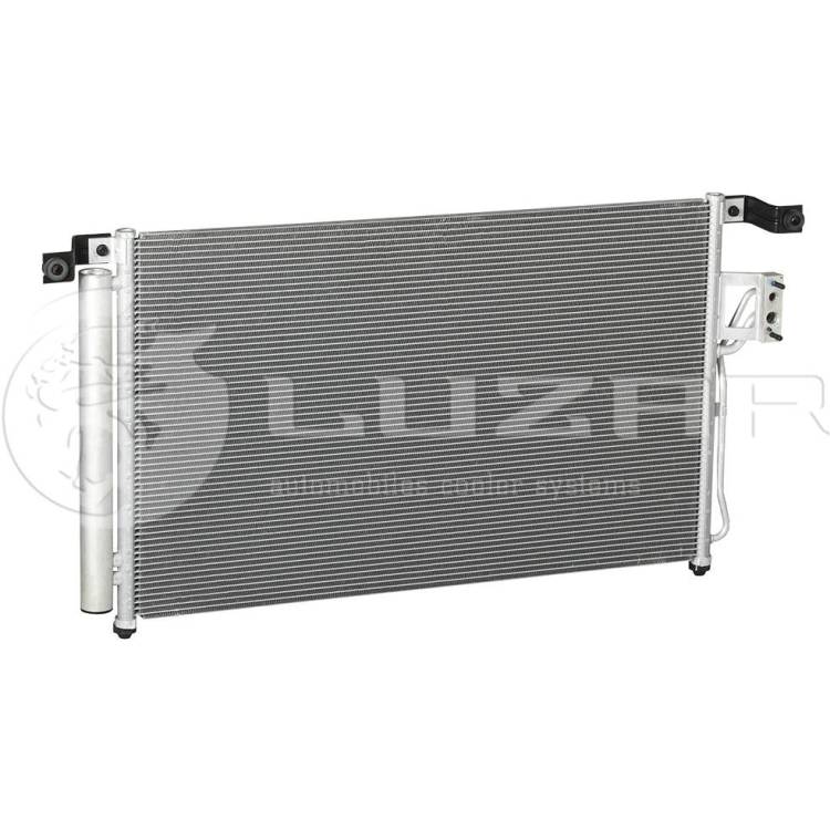 Радиатор кондиционера с ресивером Hyundai SantaFe 06- LRAC 0863