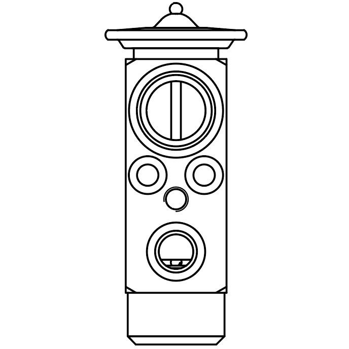 Клапан расширительный кондиционера (ТРВ) Opel Astra H (04-) 1.6i, 1.8i (LTRV 2129)