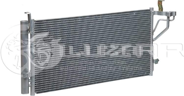 Радиатор кондиционера с ресивером Hyundai Sonata 04- LRAC 08384