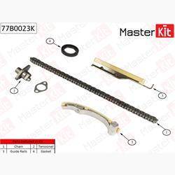 Комплект цепи ГРМ MITSUBISHI Pajero 3.2Di-D 4M41 00-06 (без звездочек)