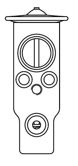 Клапан расширительный кондиционера (ТРВ) Toyota Camry (07-) (LTRV 1918)