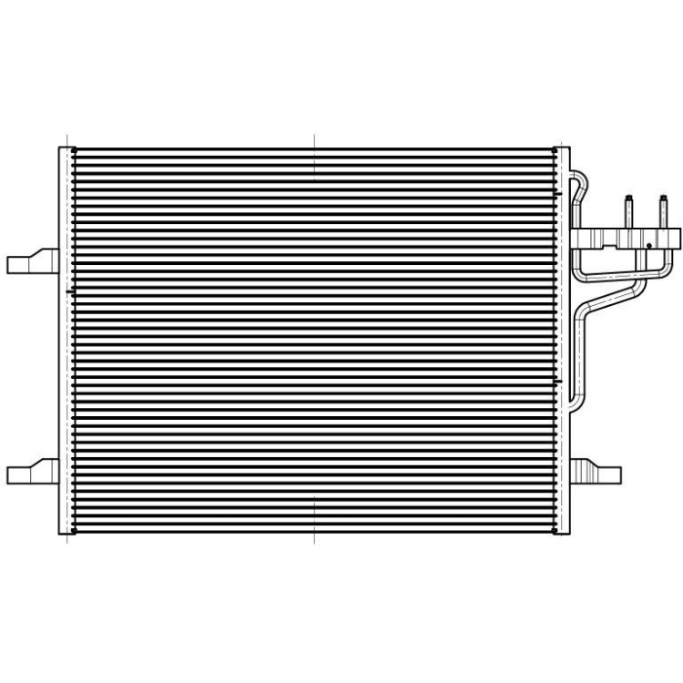Радиатор кондиционера Ford Kuga (08-) 2.0D, 2.5T (LRAC 1067)