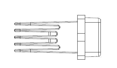 Резистор электровентилятора отопителя Nissan Qashqai (06-), X-Trail (T31) (07-) (auto с кондиционером) (LFR 1400)