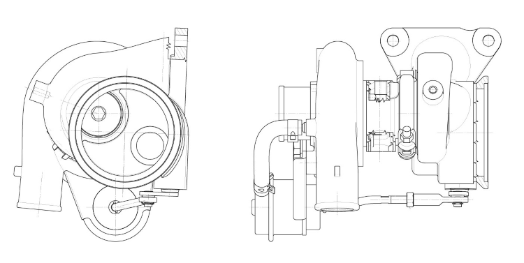 Турбокомпрессор Peugeot Boxer III , Citroen Jumper III (06-) 2.2D (TD03) (LAT 2022)