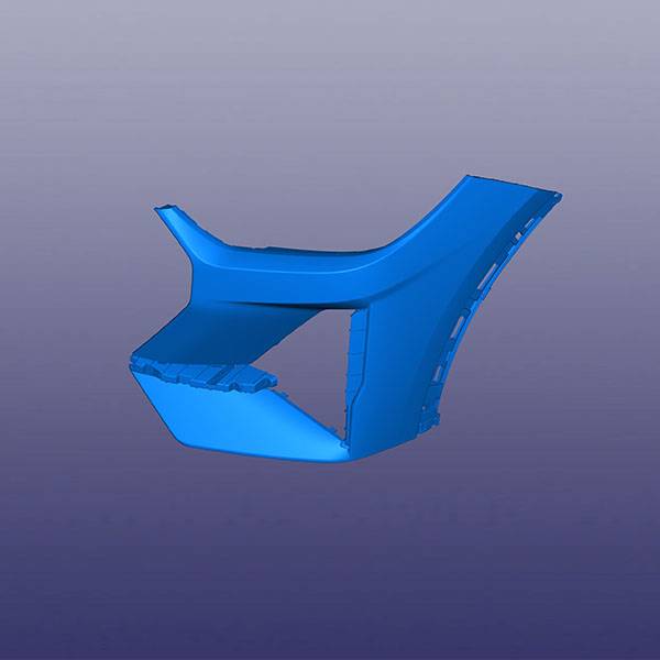 Правый корпус переднего бампера - грунтовка JETOUR X70 PLUS