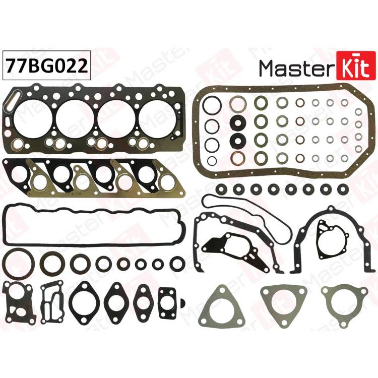 Верхний комплект прокладок ГБЦ Hyundai/Kia H100,H1 4D56  97-01