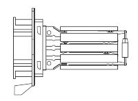 Резистор электровентилятора отопителя Renault Logan II (12-), Sandero II (14-) (LFR 0997)