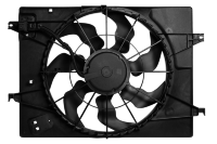 Электровентилятор охлаждения с кожухом Hyundai Tucson/Kia Sportage (04-) (тип Halla) (LFK 0885)