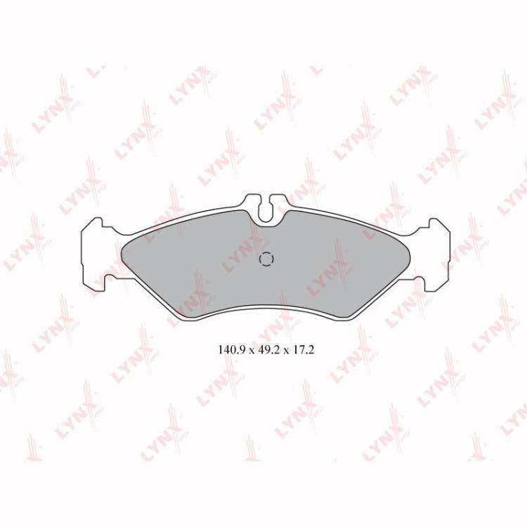 Колодки тормозные задние MERCEDES-BENZ SPRINTER 2.2D-2.9D 95-06 LT 2.3-2.8D 96-06