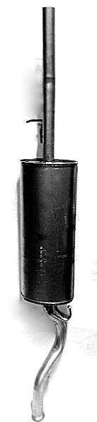 Глушитель ВАЗ 2110 алюминизированный Н О