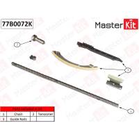 Комплект цепи ГРМ Opel Vectra С/Zafira B Z22SE,Z22 02- (без звездочек)