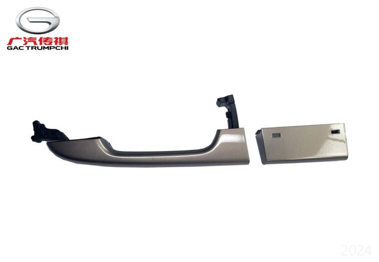 Наружная ручка двери в сборе с декоративной накладкой – Золото храма. GAC M8