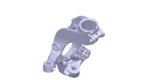 Правый передний поворотный кулак GAC GS3