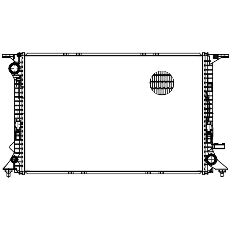 Радиатор охлаждения Audi A4 (07-), A5 (07-), A6 (11-), A7 (10-) 2.7D, 3.0D 2.5i, 2.8i, 3.0i M, A (LRc 1804)